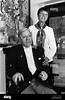 Helmut Schmidt and his wife Loki on 9 August 1990 during their holidays ...