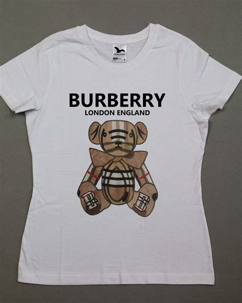 Дамска тениска с принт „burberry“ Fashionholic