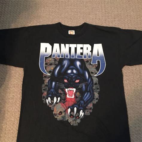 Vintage Pantera T Shirt Black Men M L 234xl A159