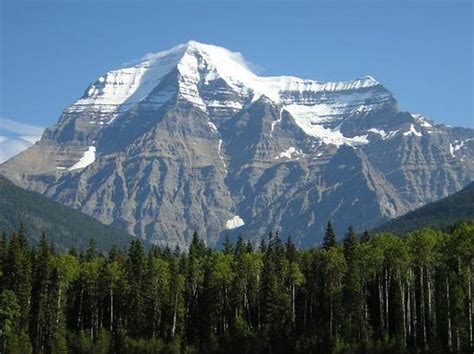 Mount Robson Mount Robson Provincial Park Of British Columbia Mount