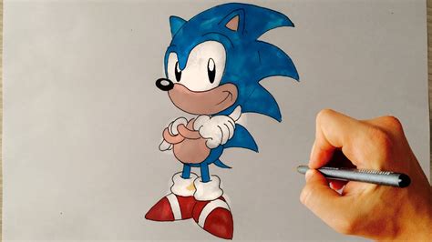How To Draw Sonic The Hedgehog Step By Step Drawing Lesson Facedrawer