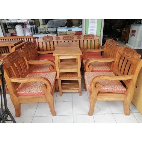 Pure Gmelina Wood Sala Set Wood Shopee Philippines