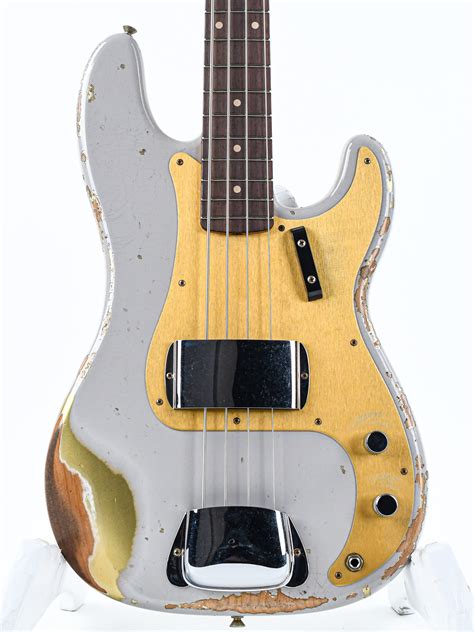 Fender Custom Shop 59 Precision Bass Heavy Relic Blonde Over Gold Bass