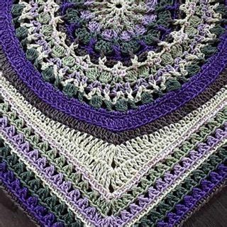 The secret garden square by amber schaaf. Crochet A Block Afghan 2017 | Crochet, Granny square ...