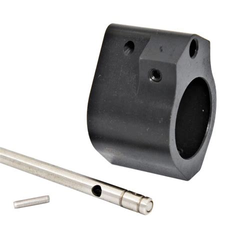 308 Ar10 0875 Diameter Adjustable Gas Block W Straight Gas Tube