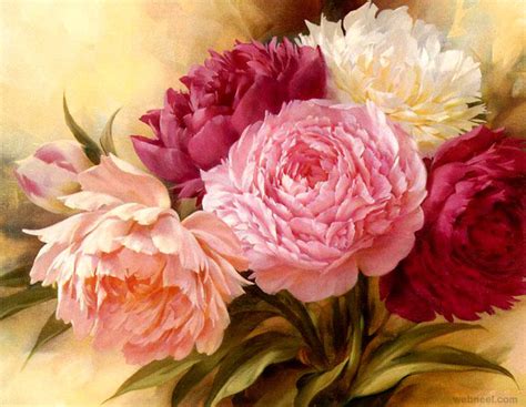 Beautiful And Realistic Flower Paintings For Your Inspiration