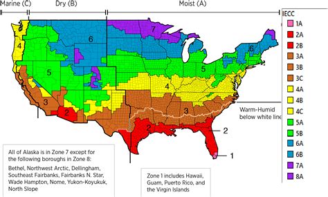Map Of Usa Climate Zones Kinderzimmer 2018