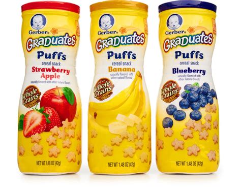 They use really good ingredients and only a few ingredients for each serving. Boxed.com : Gerber Puffs Cereal Snack 8 x 1.48 oz ...
