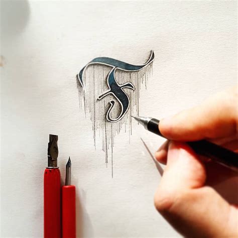 Beautiful 3d Calligraphic Drawings That Look Like Theyre Popping Out