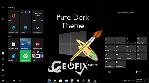 Make Your Windows 10 Taskbar And Start Menu 100 Pure Black