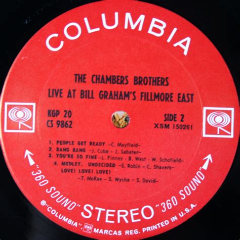 The Chambers Brothers Love Peace And Happiness Live