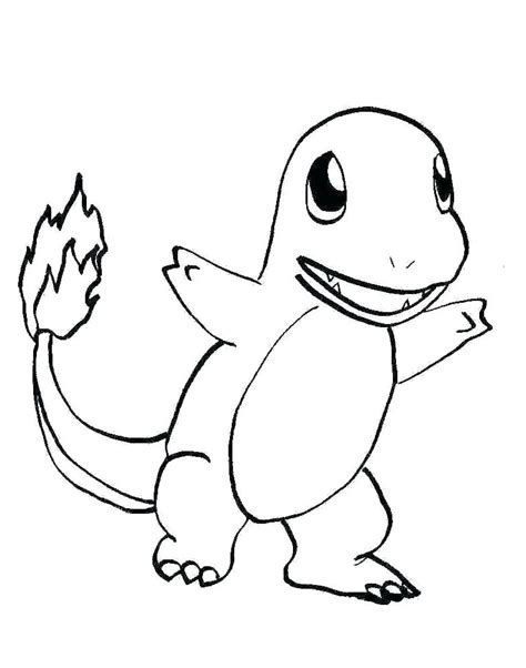 Awsome Charmander Pokemon Coloring Page Anime Coloring Pages