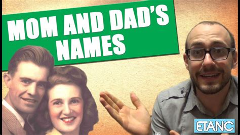 Mom And Dads First Names Everythings Terrible And Nobody Cares