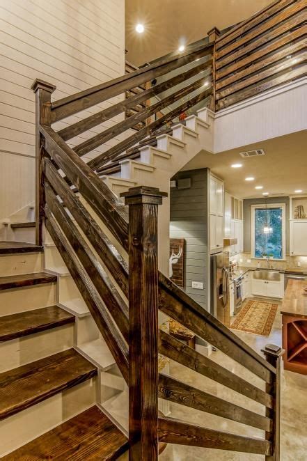 See more ideas about stair railing, stairs, house design. Dream Home 2016: Pool | Rustic stairs, Farmhouse interior ...