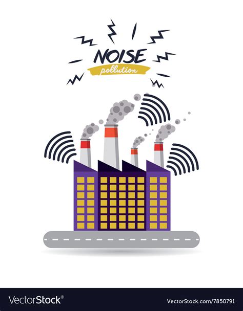 Noise Pollution Design Royalty Free Vector Image