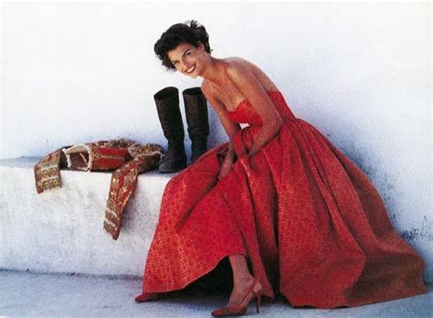 Ava Gardner Linda Evangelista By Peter Lindbergh For Vogue October