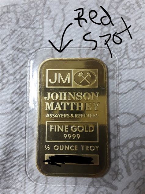 Red Spots On Gold Bullion I Purchased Forums