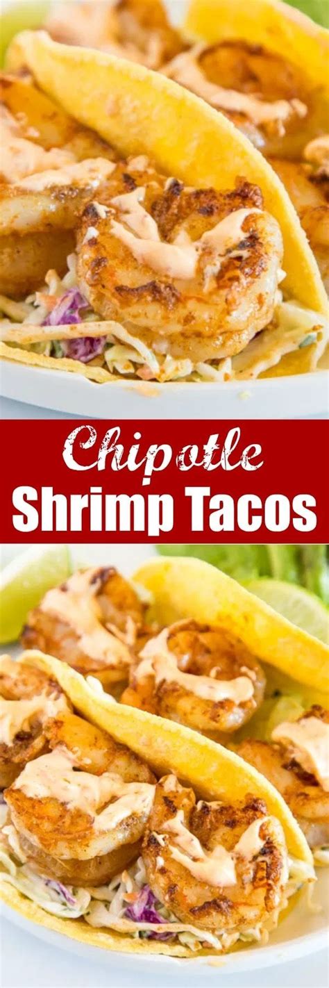 Chipotle Shrimp Tacos An Easy Shrimp Taco Recipe With Spiced Shrimp