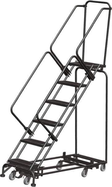 Ballymore Steel Rolling Ladder 6 Step Msc Industrial Supply Co