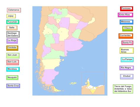 Ficha Online De Provincias Argentinas Para Tercero De Primaria Puedes Hacer Los Ejercicios