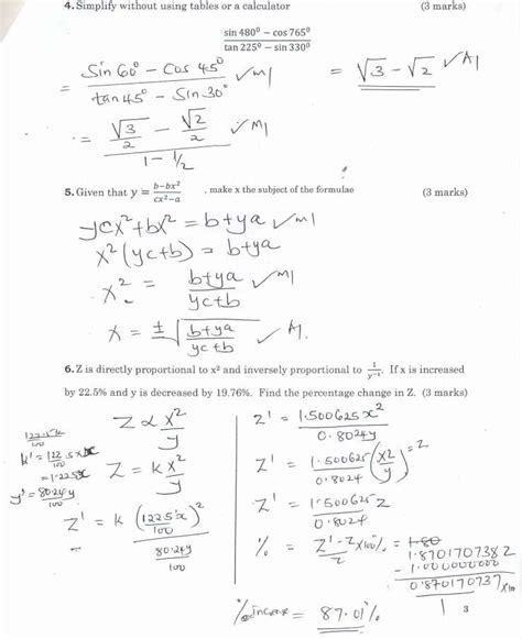 Candidates answer on the question paper. Mathematics Paper 2 - 2021 KCSE Prediction Questions and ...