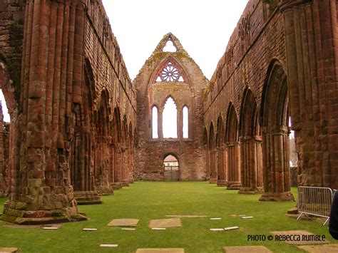 Sweetheart Abbey In New Abbey Dumfries And Galloway Scotland