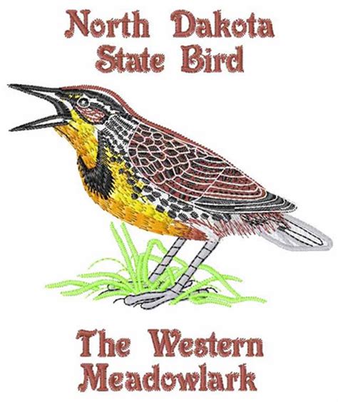 Check spelling or type a new query. North Dakota State Bird Embroidery Design | AnnTheGran