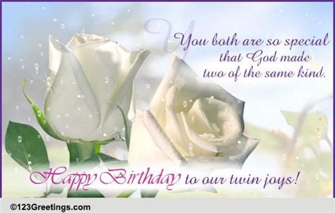 To Your Twin Joys Free Specials Ecards Greeting Cards 123 Greetings