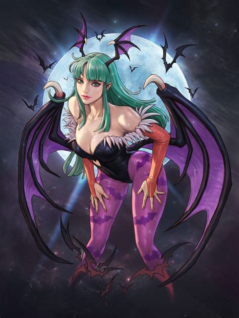 Morrigan Aensland Drawing With Process Video By Kim Sung Hwan In 2021