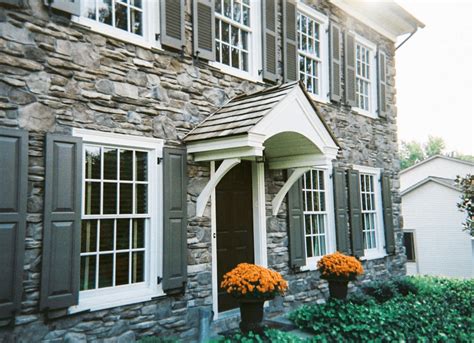 Shutter width measure your windows as if the shutters were actually closed over them. Charcoal gray shutters on stone house house including ...