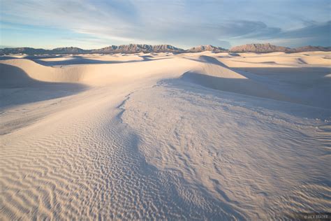White Sands Morning White Sands National Monument New Mexico