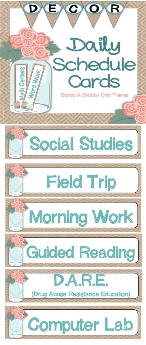 These Daily Schedule Cards Will Keep Your Class On Task And Compliment