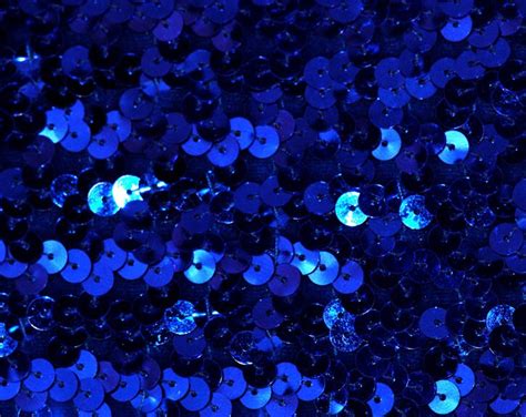 Stretch Sequin Fabric Royal Blue Sequin Spring Weave Stretch