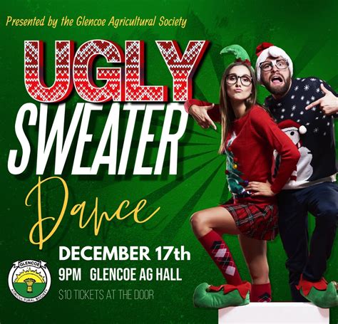 Ugly Sweater Dance Glencoe Agricultural Society