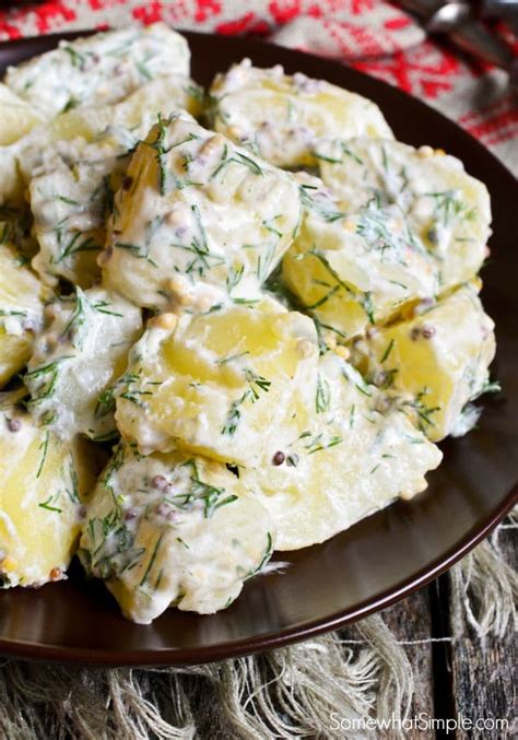 Easy Creamy Dill Potatoes Recipe Somewhat Simple