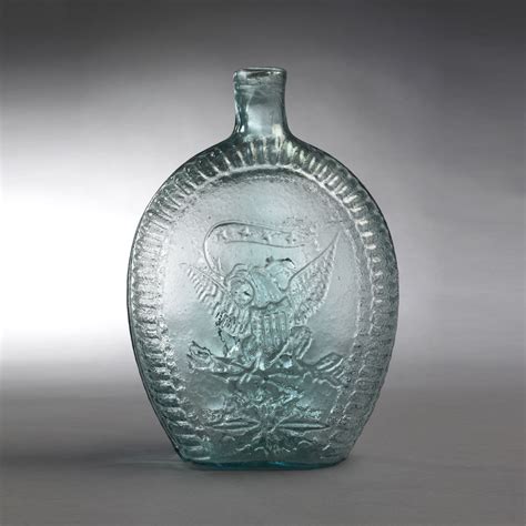 Double Eagle Historical Flask Jeffrey Tillou Antiques