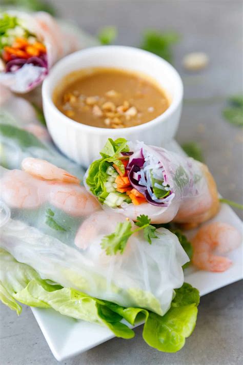 Fresh Shrimp Spring Rolls Recipe Cooking Lsl