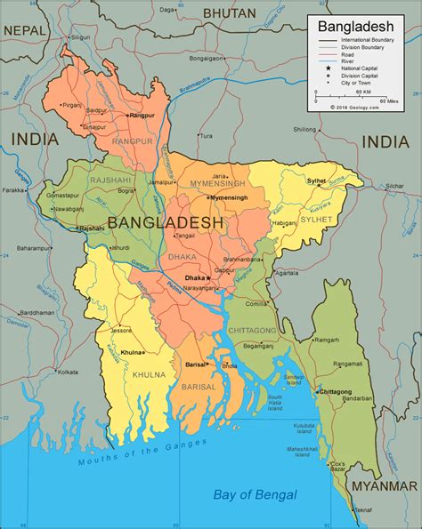 Grande Detallado Mapa De Administrativas Divisiones De Bangladesh Images