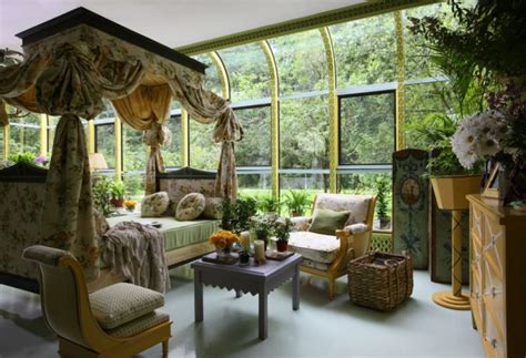Elegant Winter Garden With Rich Interior Decor Idesignarch Interior