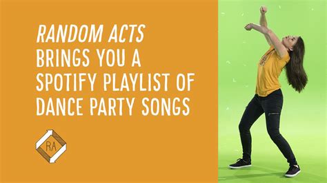 Randomize your tracks in spotify playlist with this 3 step process, this is not shuffle but good old fashioned way to randomize your playlist so that your spotify songs are in random order in the playlist instead of just using shuffle. Random Acts: Dance Party Spotify Playlist - BYUtv | Spotify playlist, Party songs, Playlist