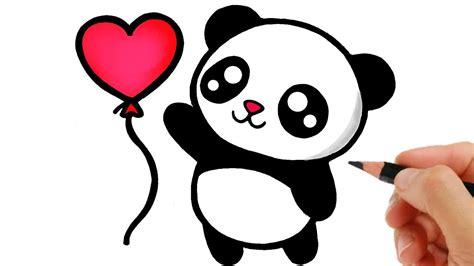 CÓmo Dibujar Un Panda Facil Passo A Passo Youtube
