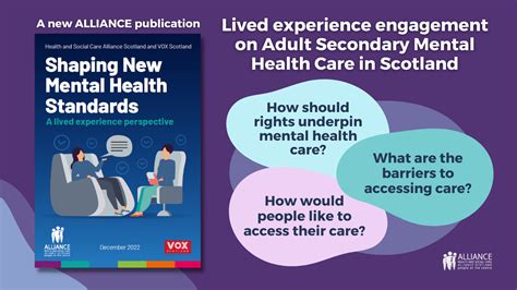 Towards New Mental Health Standards For Scotland Health And Social Care Alliance Scotland