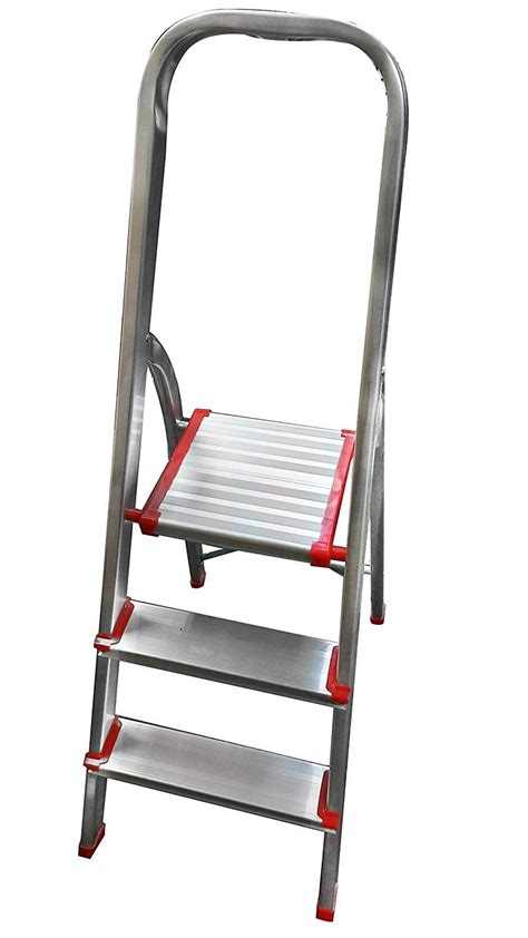 330lbs Upper Reach Lightweight Reinforced Aluminum Folding Step Ladder