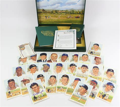 Lot Detail 1989 Baseball Hall Of Fame 50th Anniversary Perez Steele