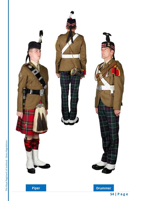 1 Scots Royal Scots Borderers No2a Dress Ceremonial Piper