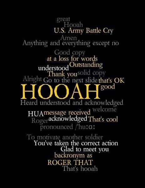 What Does Hooah Mean Now You Know Get The T Shirts Tank Tops And