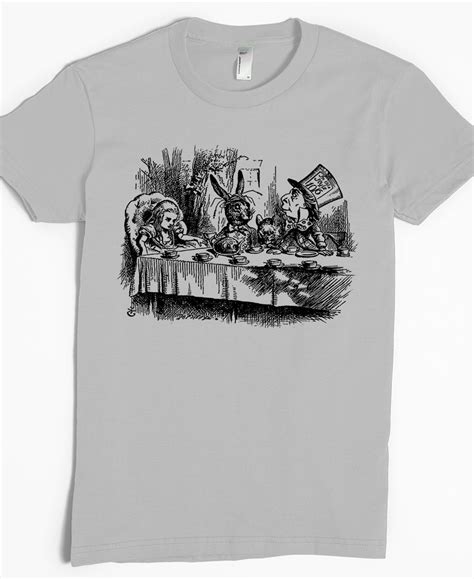 Alice In Wonderland T Shirt Womens Shirt Graphic Tee Etsy