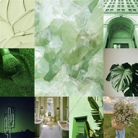 Matcha Sage Green Aesthetic Wall Collage Kit Download Photo Collage 60
