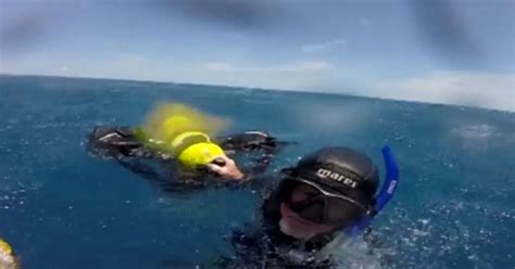 Astonishing Rescue Footage Captures Moment Oap Scuba Diver Plucked From