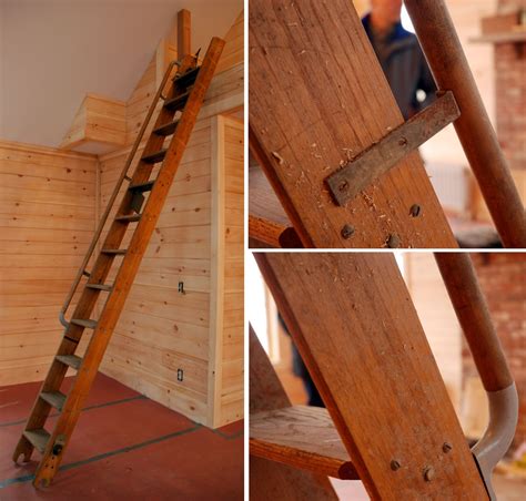 Loft Ladder Library Ladder Loft Ladder Barn Renovation